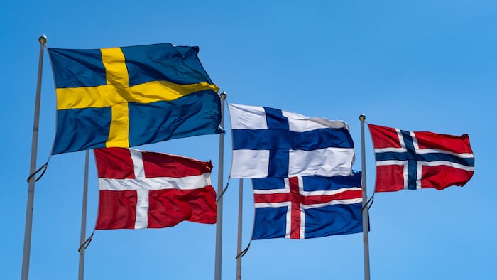 Nordic Country Flags
