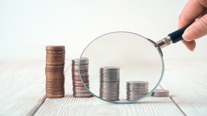 Financing amounts drop