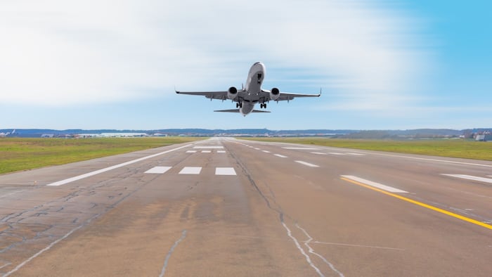 Plane taking off