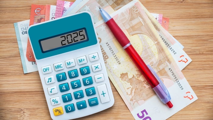 Euros and calculator