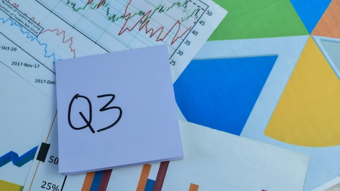 Q3 written on a post-it note